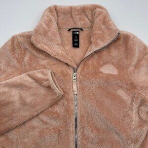 The North Face Women’s Small Pink Osito Teddy Plush Fleece Pile Full Zip Jacket